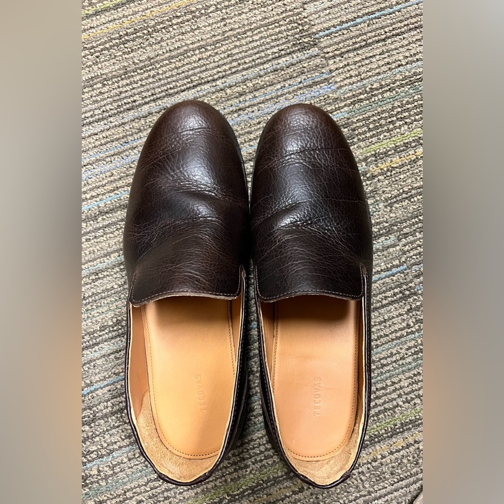 Tecovas Monterey slip-ons that have been worn once.